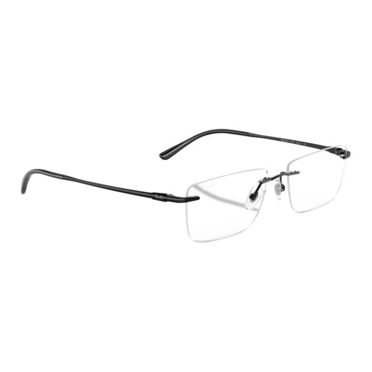 Оправа RayBan Титан Квадратные Очки с Диоптриями Унисекс Черные - изображение 5