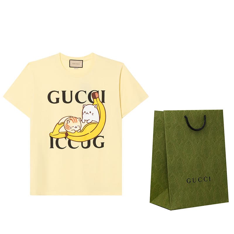 Футболка GUCCI x Bananya SS21 T - изображение 3