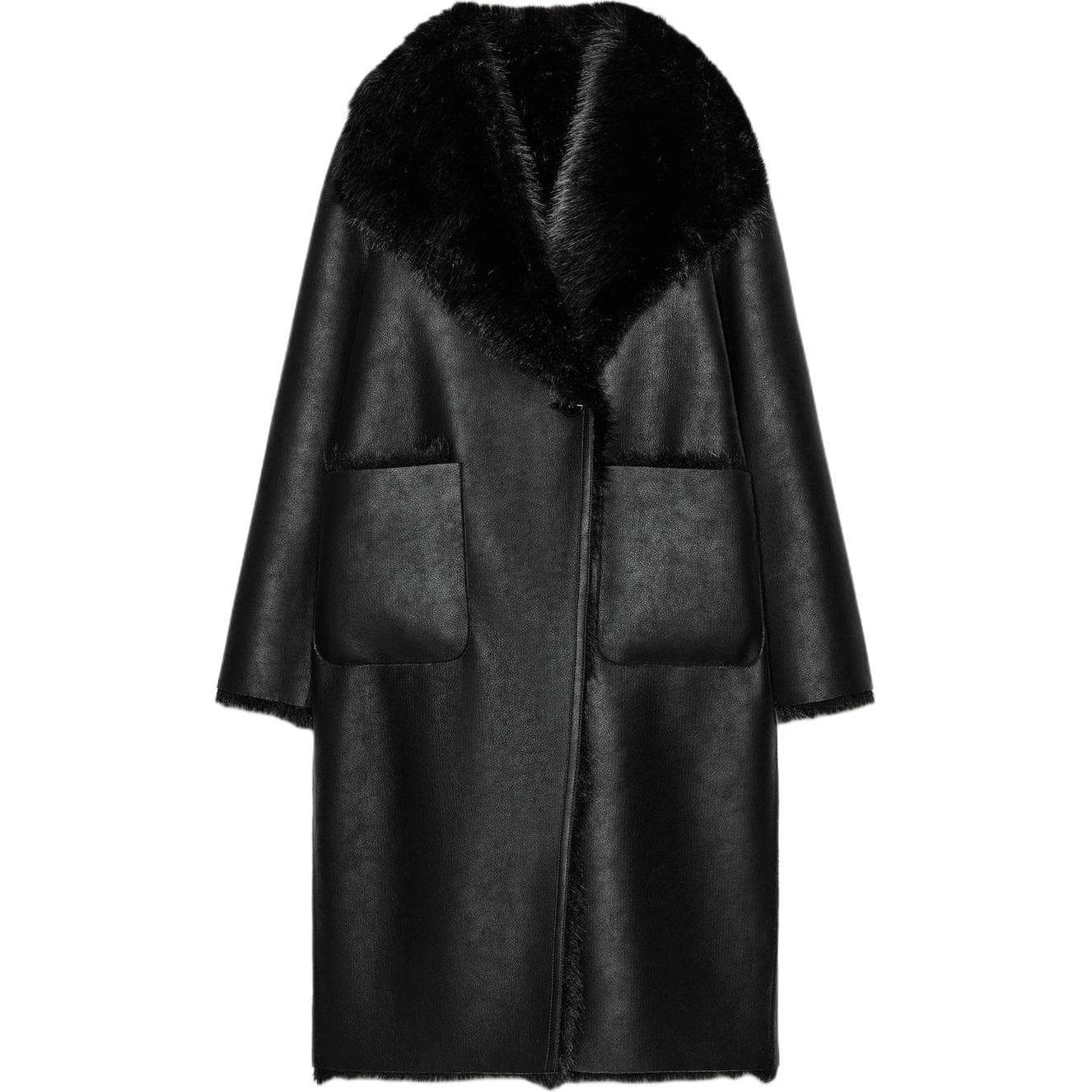 ZARA Черное Женское Пальто - изображение 1