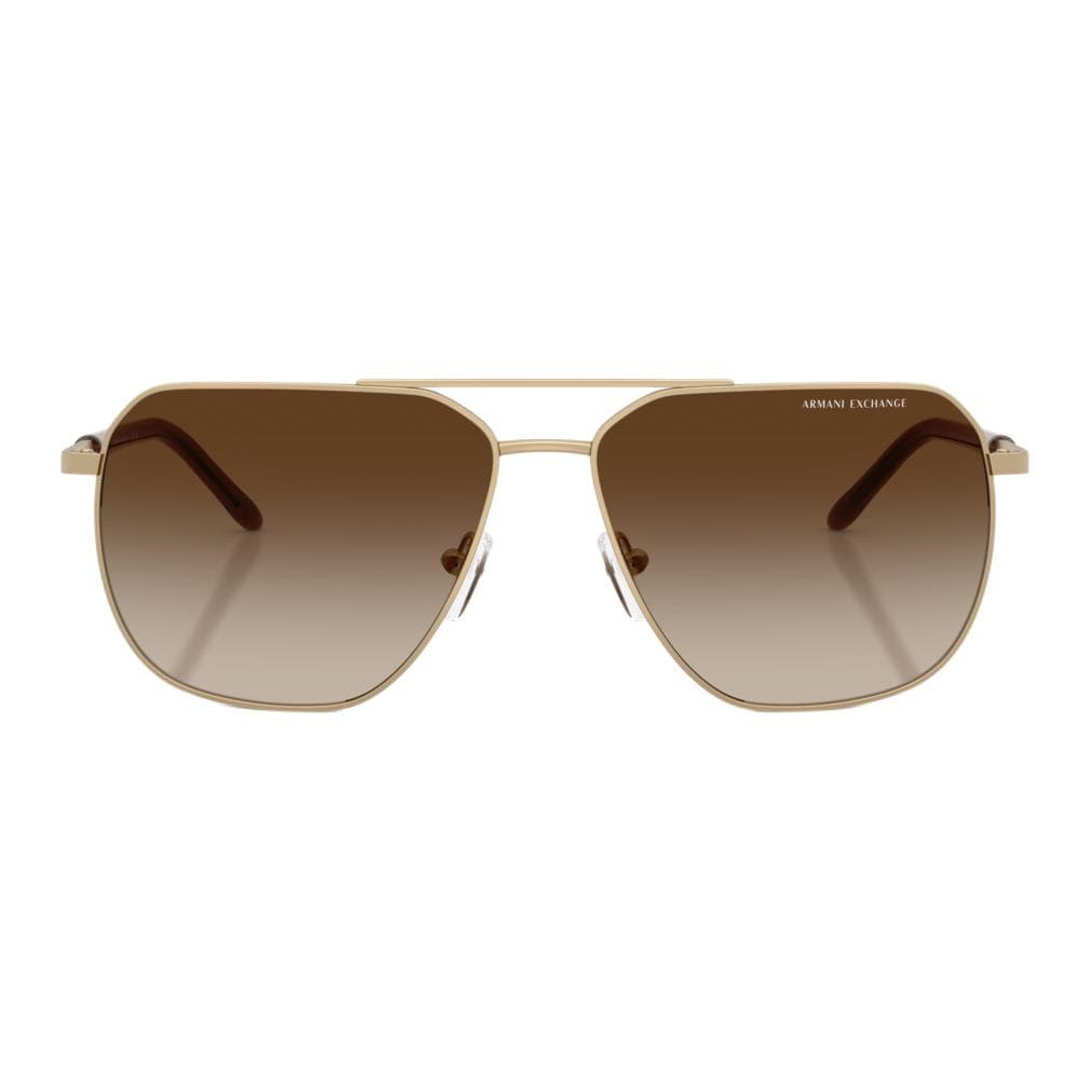 Солнцезащитные очки ARMANI EXCHANGEAE Aviator Солнцезащитные очки Унисекс Золото - изображение 2