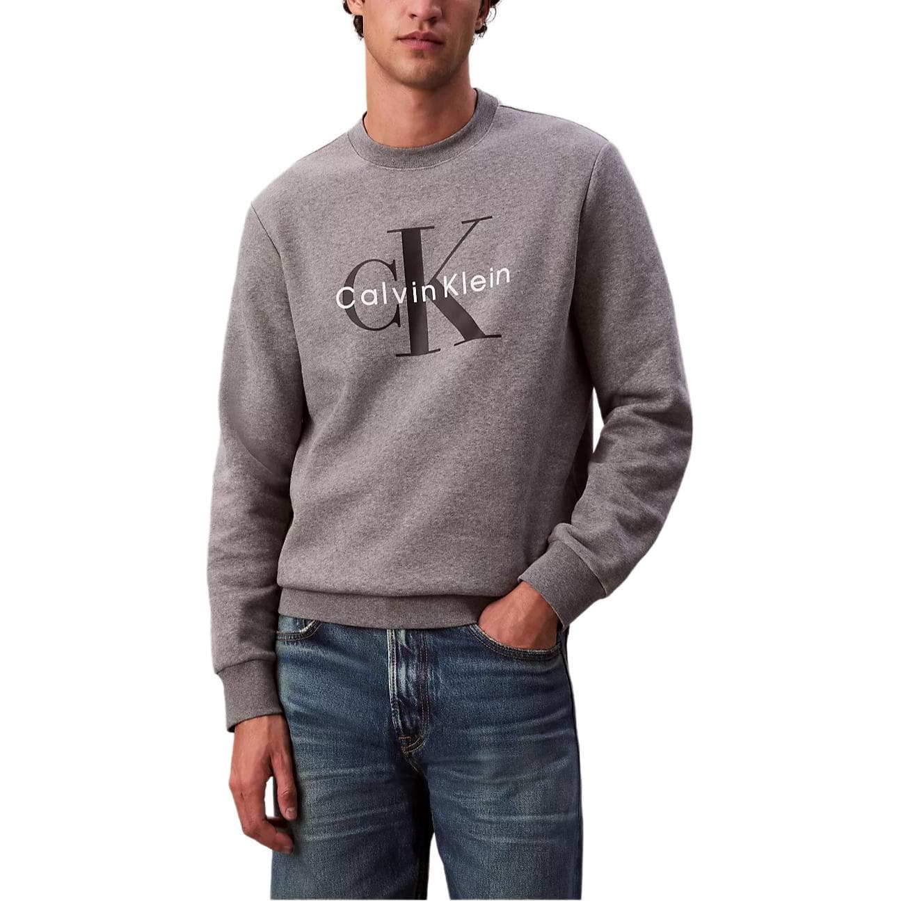 Худи Calvin Klein Серый Мужская Толстовка - изображение 1