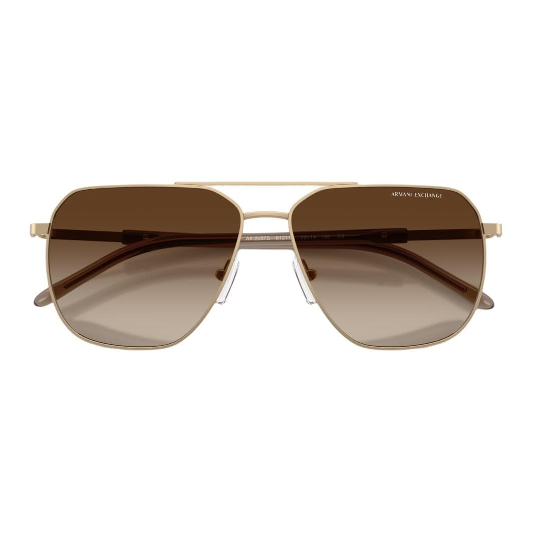 Солнцезащитные очки ARMANI EXCHANGEAE Aviator Солнцезащитные очки Унисекс Золото - изображение 3