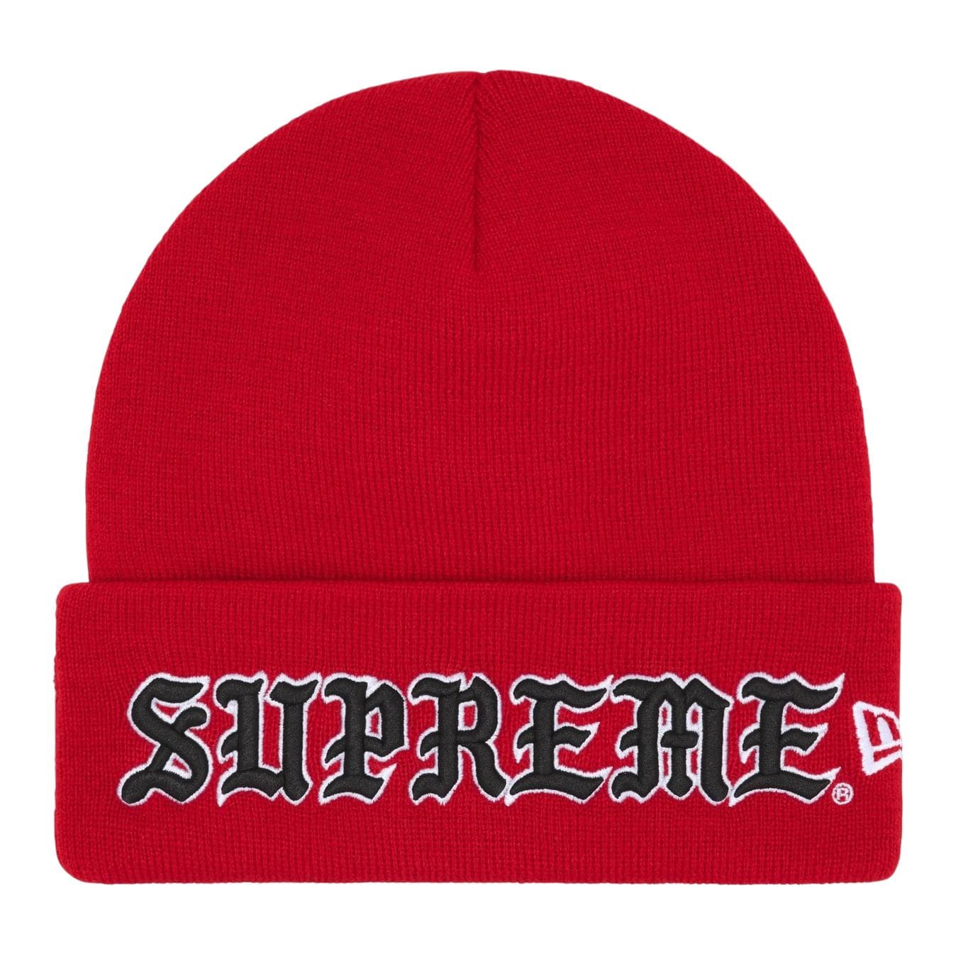 Шапка Supreme X New Era Акриловые Шапки Унисекс Зеленый Белый Красный Светло-Синий Черный - изображение 1