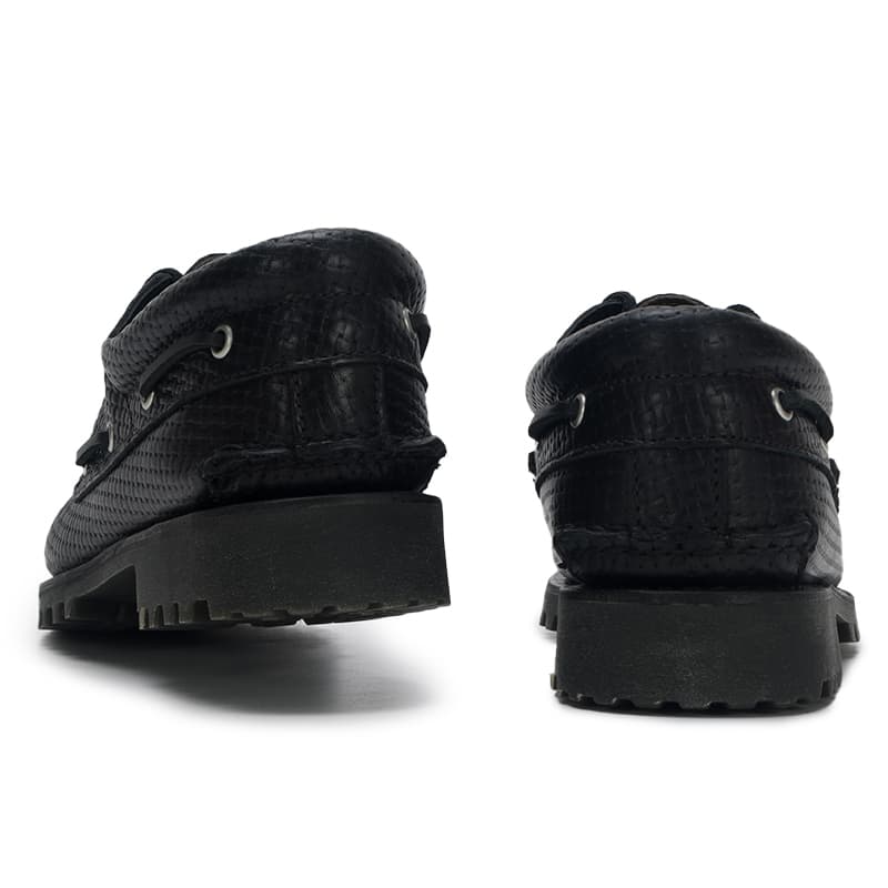 TIMBERLAND Спилок коровья Топсайдеры Мужской Черный - изображение 4
