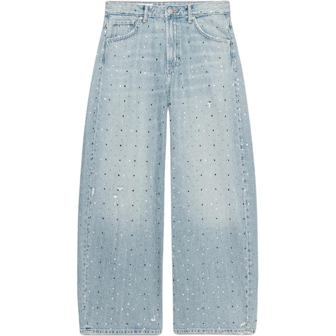Джинсы ZARA Collaboration Trf Морской Синий Женские Джинсы - изображение 1