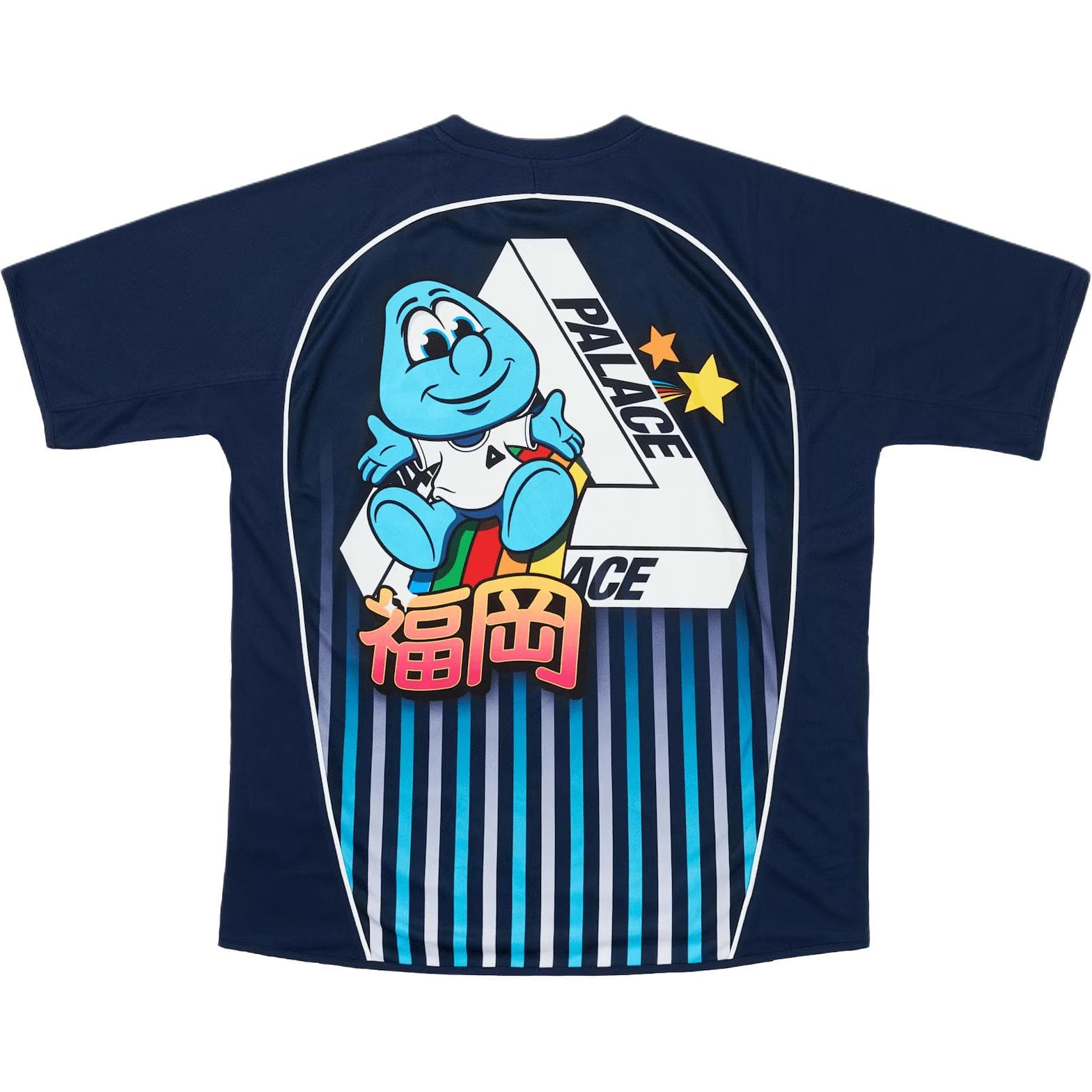 PALACE Fukuoka Opening Limited FW25 Футболка футбольная с принтом унисекс - изображение 1