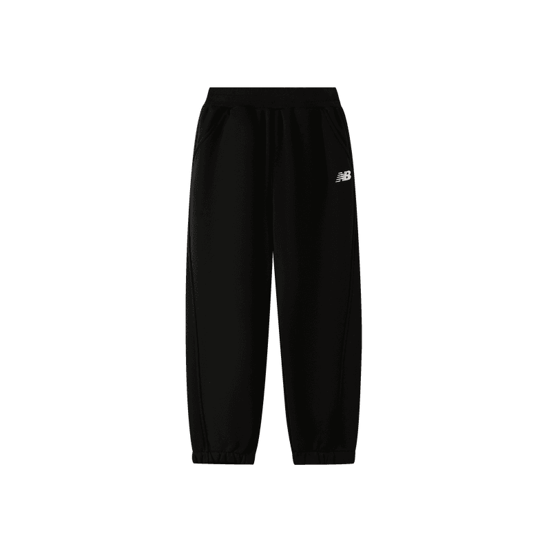 New Balance Спортивные трикотажные брюки Бренд Вышивка Логотип С подворотом Теплоизоляционный Детский - изображение 1
