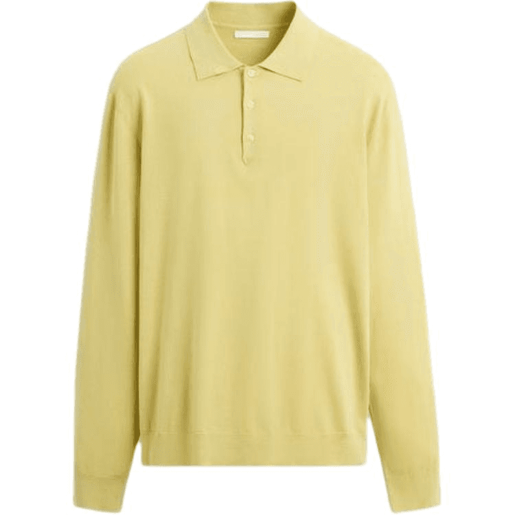 Поло ZARA Light Lime Men's Polo Shirt ZARA Светлый Лайм Мужская Поло Рубашка - изображение 1