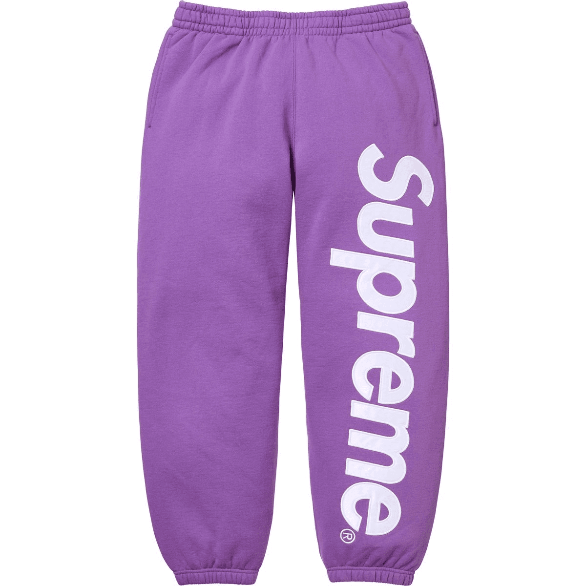 Штаны Supreme FW25 WEEK7 Сатиновые спортивные штаны с декоративной инстроссом унисекс - изображение 1