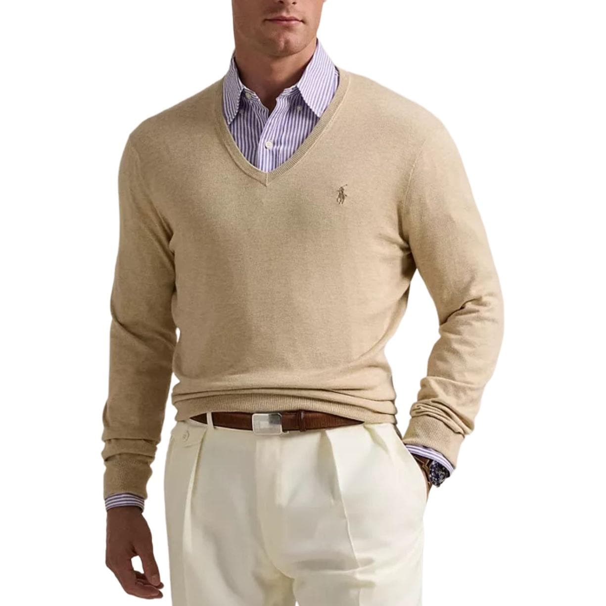 Polo Ralph Lauren Трикотаж Стандартный размер Мужской Коричневый - изображение 1