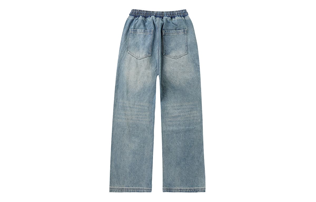 Штаны LAMLICKA Blue Unisex Jeans LAMLICKA Синий Унисекс Джинсы - изображение 2
