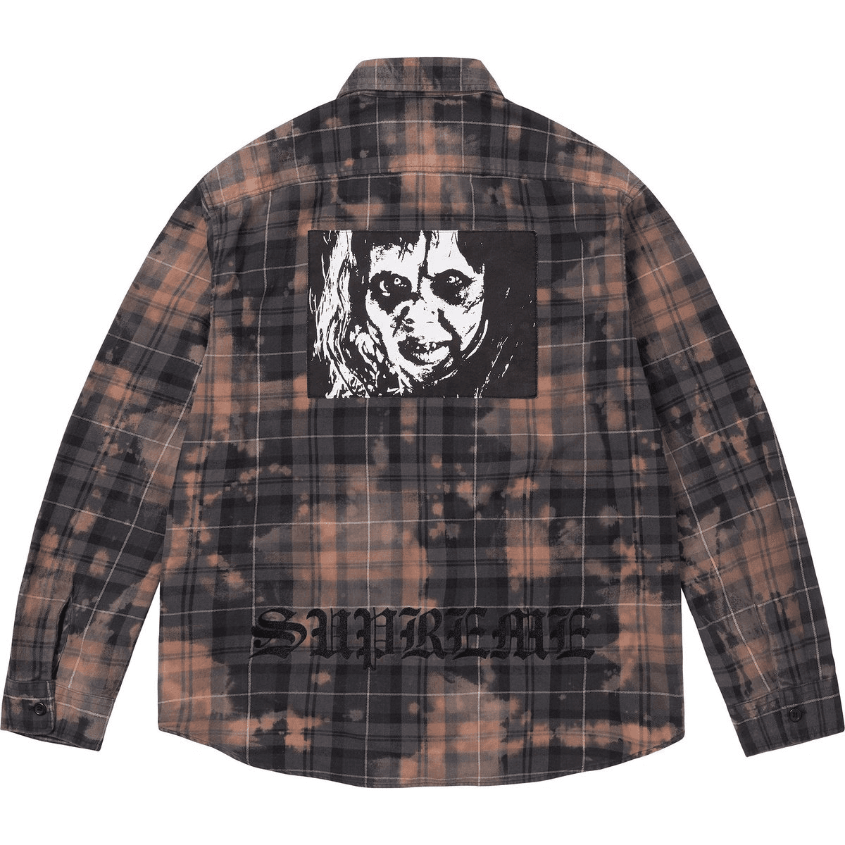 Рубашка Supreme X The Exorcist FW25 WEEK7 Фланелевая рубашка унисекс - изображение 1