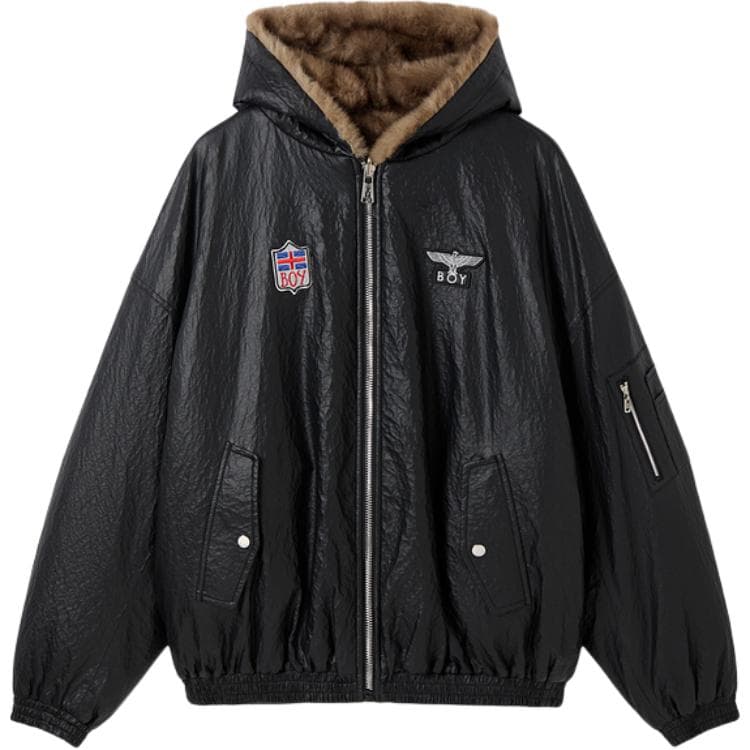 Куртка Boy London Черный мужской Меховые изделия - изображение 1