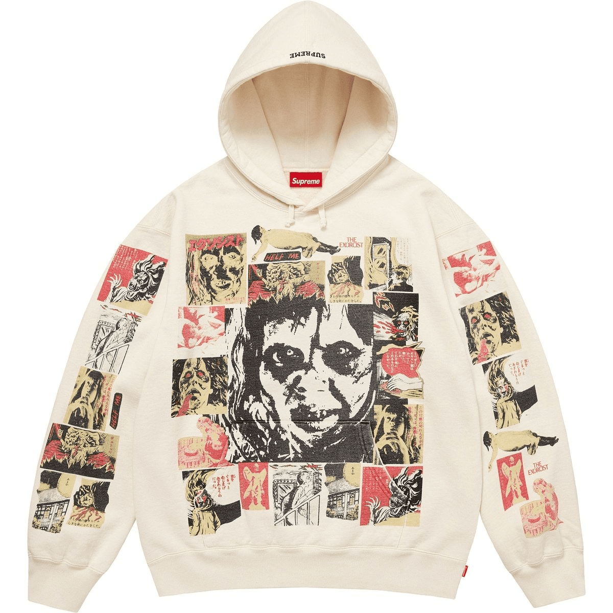 Кофта Supreme X The Exorcist FW25 WEEK7 Худи Свитшот Унисекс - изображение 1