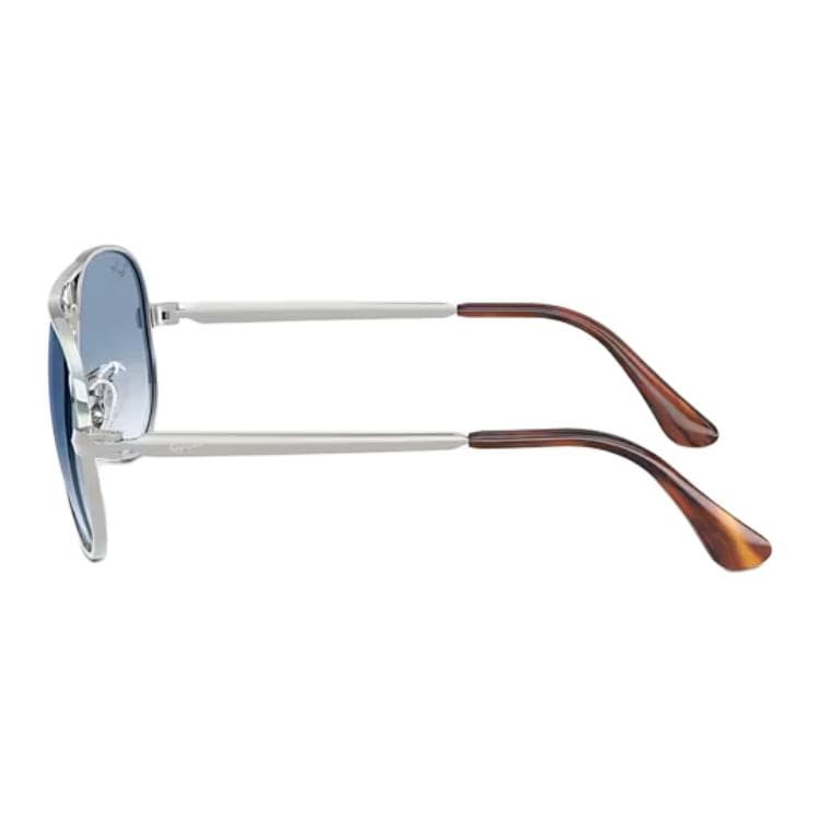 Солнцезащитные очки RayBan Металлические Aviators Солнцезащитные очки Унисекс Полированный Серебряный - изображение 3