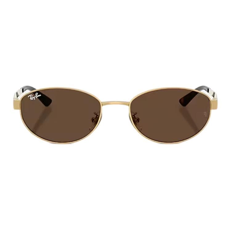 Солнцезащитные очки RayBan Металлические Овалные Солнцезащитные Очки Унисекс Полированные Aristagold - изображение 2