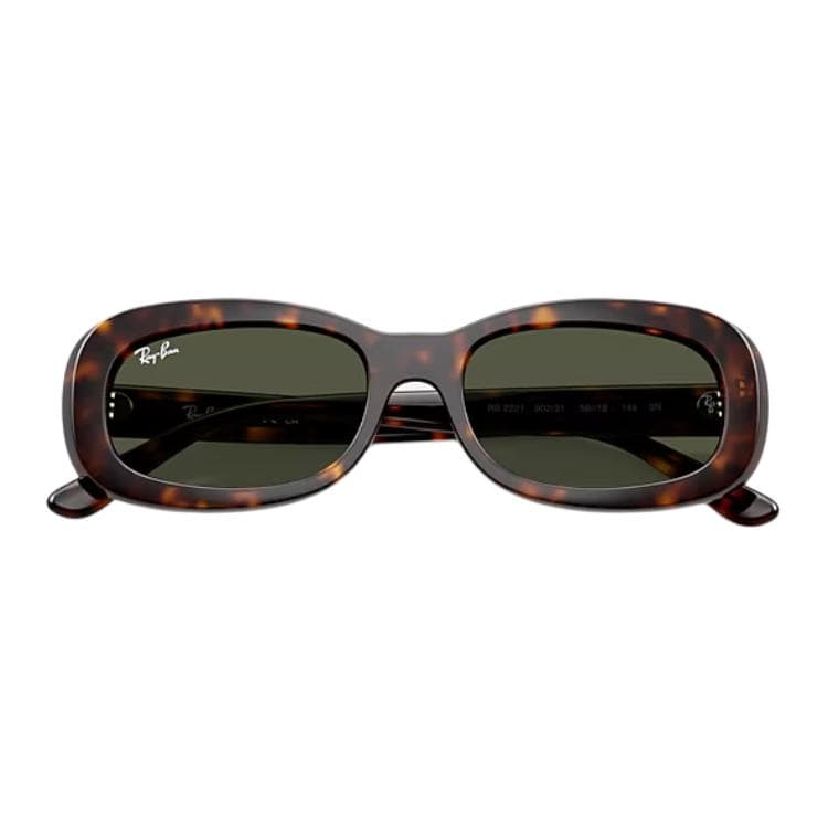 Солнцезащитные очки RayBan Propionate OVAL SUNGLASSES Унисекс Полированный Гаванский - изображение 4