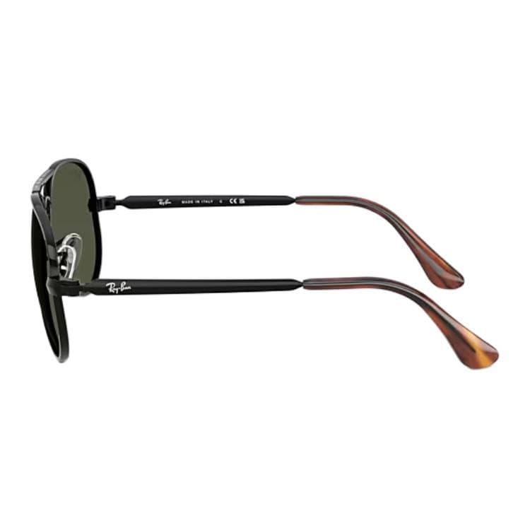 Солнцезащитные очки RayBan Металлические Aviators Солнцезащитные очки Унисекс Полированный Черный - изображение 3