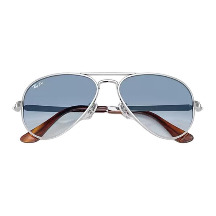 Солнцезащитные очки RayBan Металлические Aviators Солнцезащитные очки Унисекс Полированный Серебряный - изображение 5