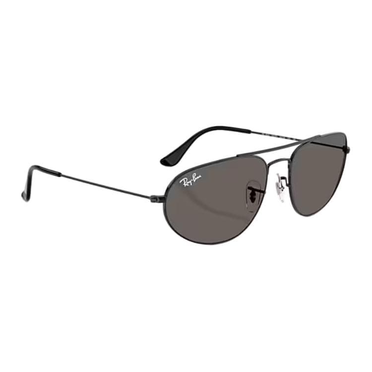 Солнцезащитные очки RayBan Металлические Очки для Солнца Унисекс Полированный Черный - изображение 3