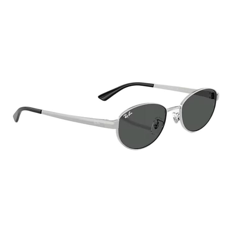 Солнцезащитные очки RayBan Металлические Овалные Солнцезащитные Очки Унисекс Полированный Серебряный - изображение 3
