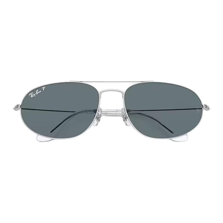 Солнцезащитные очки RayBan Металлические Очки для Солнца Унисекс Полированные Серебряные - изображение 4