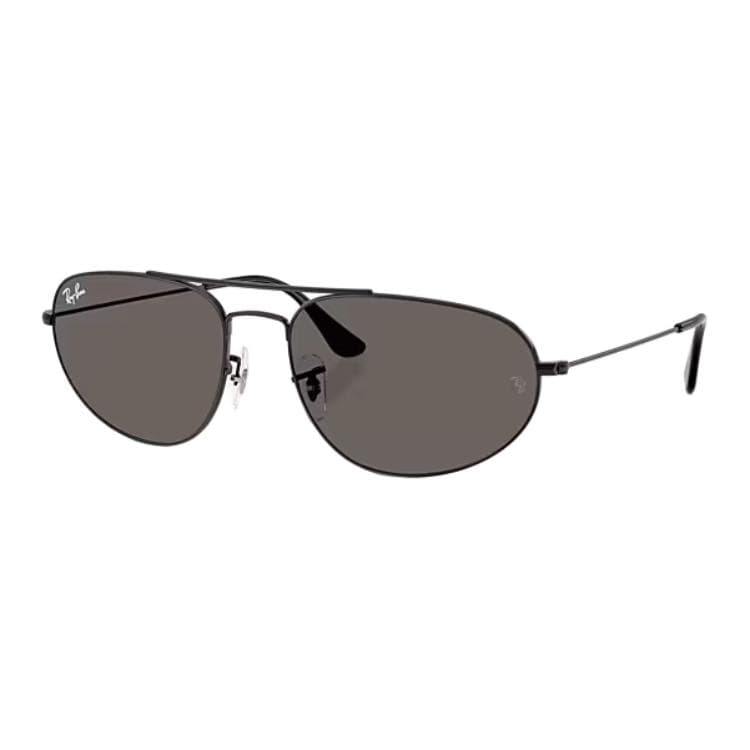 Солнцезащитные очки RayBan Металлические Очки для Солнца Унисекс Полированный Черный - изображение 1