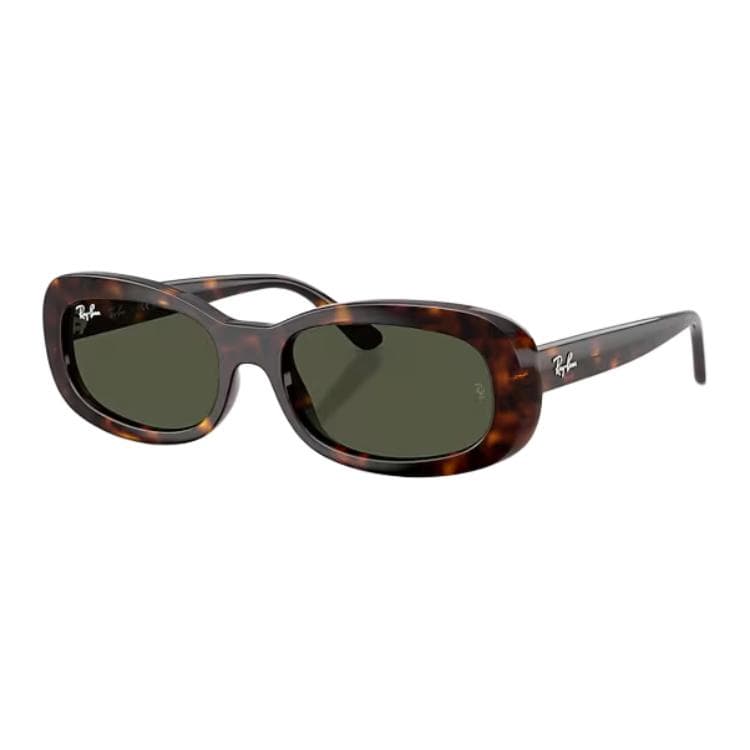 Солнцезащитные очки RayBan Propionate OVAL SUNGLASSES Унисекс Полированный Гаванский - изображение 1