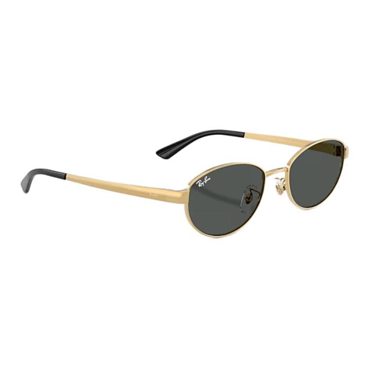 Солнцезащитные очки RayBan Металлические Овалные Солнцезащитные Очки Унисекс Золото - изображение 5