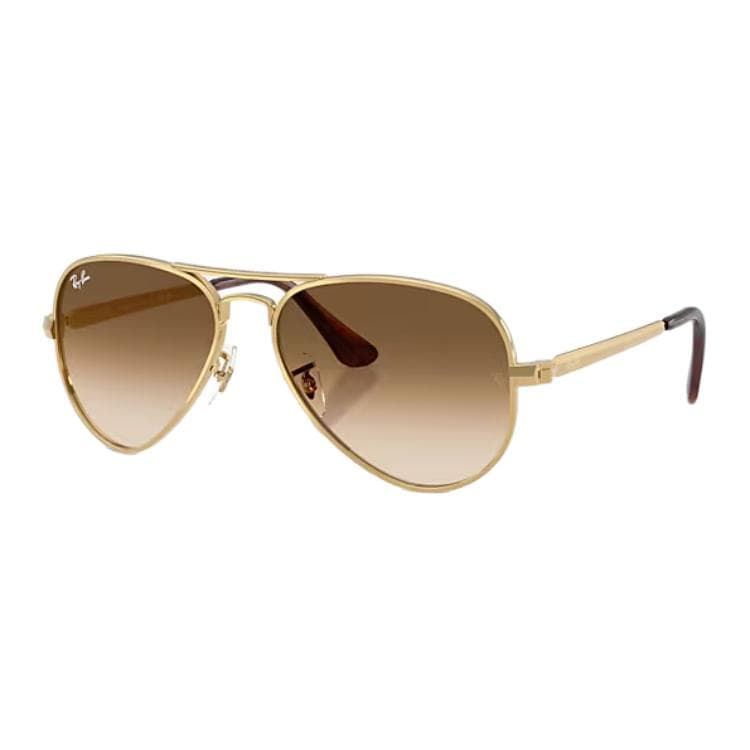 Солнцезащитные очки RayBan Металл Авиатор Солнцезащитные очки Унисекс Полированный Золото - изображение 1