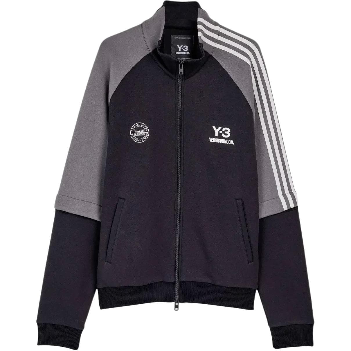 Куртка Y-3 x NEIGHBORHOOD Совместная коллекция Логотип Молния Длинный рукав Куртки & Пальто Мужской - изображение 1