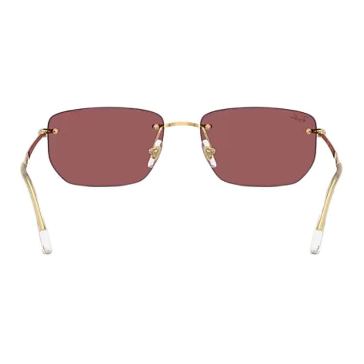 Солнцезащитные очки RayBan Металлические Очки для Солнца Унисекс Золото - изображение 4