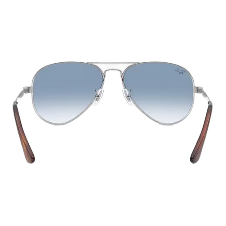 Солнцезащитные очки RayBan Металлические Aviators Солнцезащитные очки Унисекс Полированный Серебряный - изображение 4