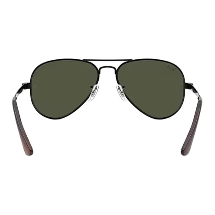 Солнцезащитные очки RayBan Металлические Aviators Солнцезащитные очки Унисекс Полированный Черный - изображение 4