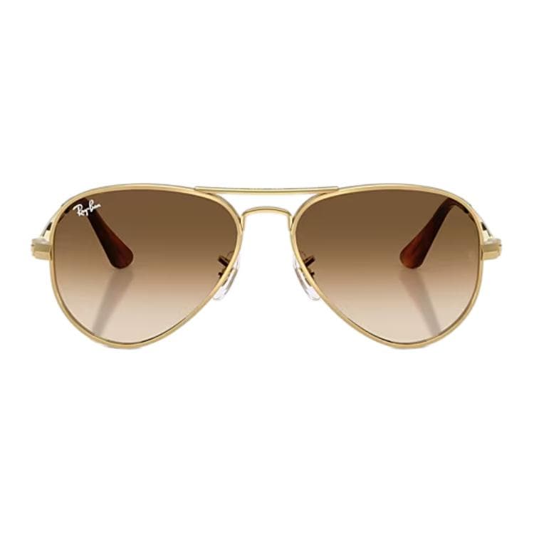 Солнцезащитные очки RayBan Металл Авиатор Солнцезащитные очки Унисекс Полированный Золото - изображение 2