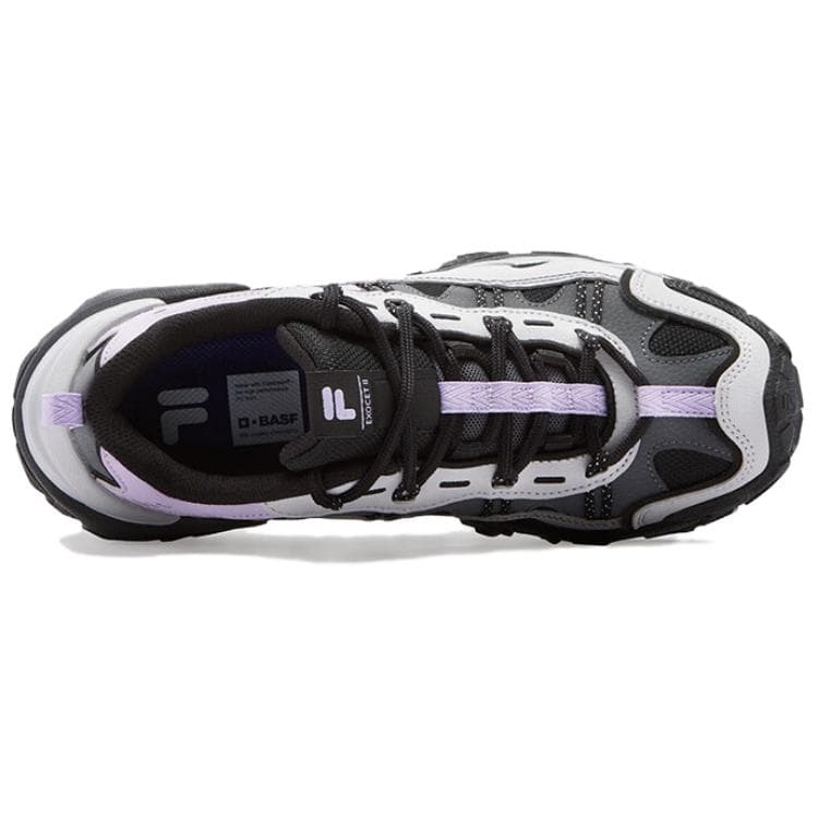 Кроссовки FILA FUSION EXOCET II Mountains Shoe 2 Комфортная Низкая Повседневная Обувь Женская Черная Серый Фиолетовый - изображение 2