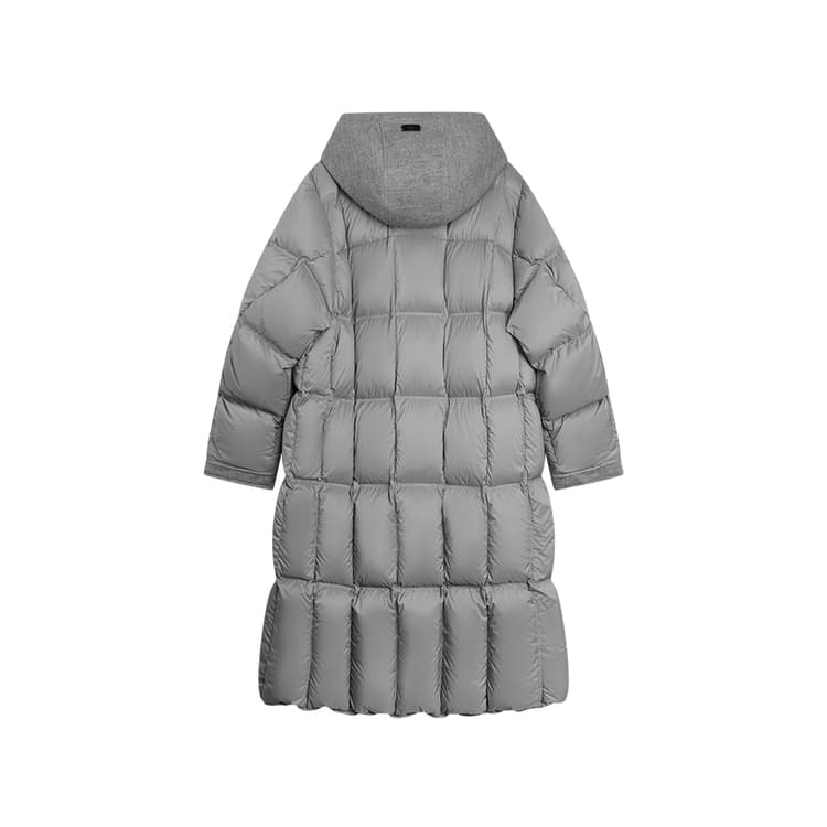 Пуховик ELLE Medium Gray Women's Down Jackets ELLE Средне-серый Женский Пуховик - изображение 2