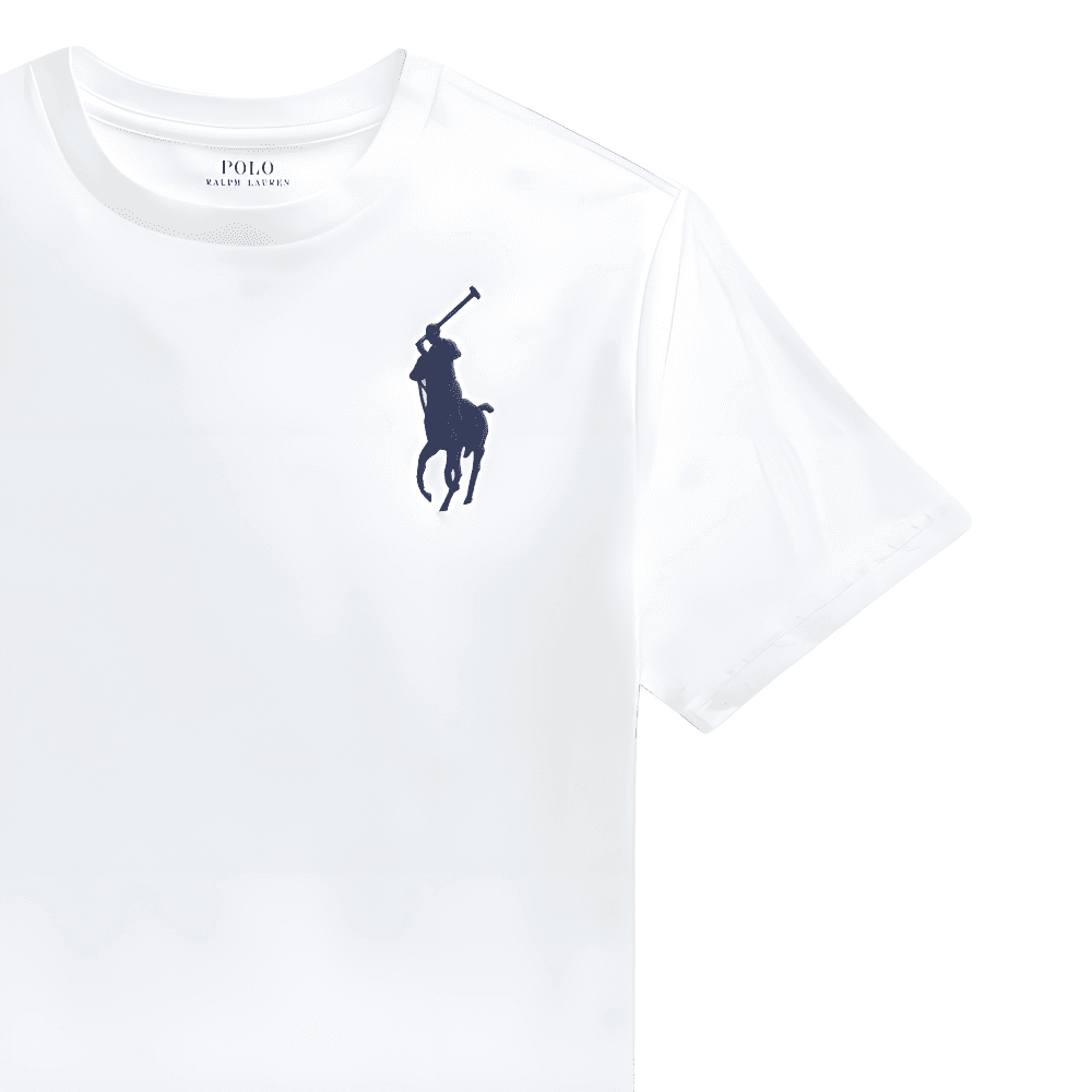 Футболка Polo Ralph Lauren T-рубашка белая детская - изображение 4