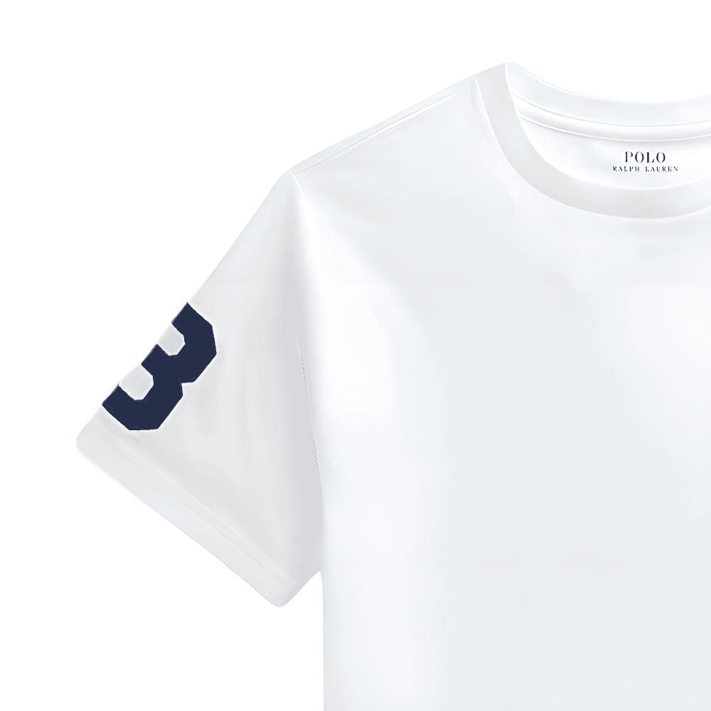 Футболка Polo Ralph Lauren T-рубашка белая детская - изображение 3