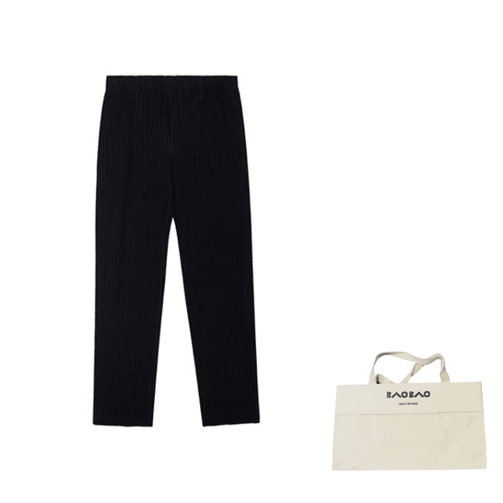 Штаны Homme Pliss Issey Miyake JF150 - изображение 7