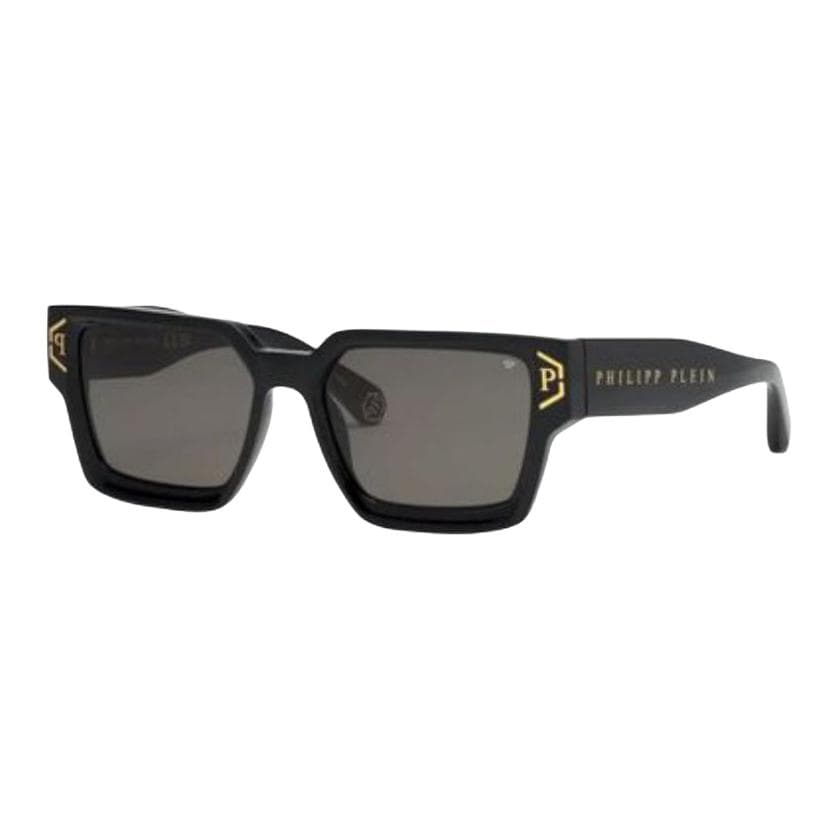 Солнцезащитные очки PHILIPP PLEIN Квадратные солнцезащитные очки из ацетатного волокна мужские черные - изображение 1