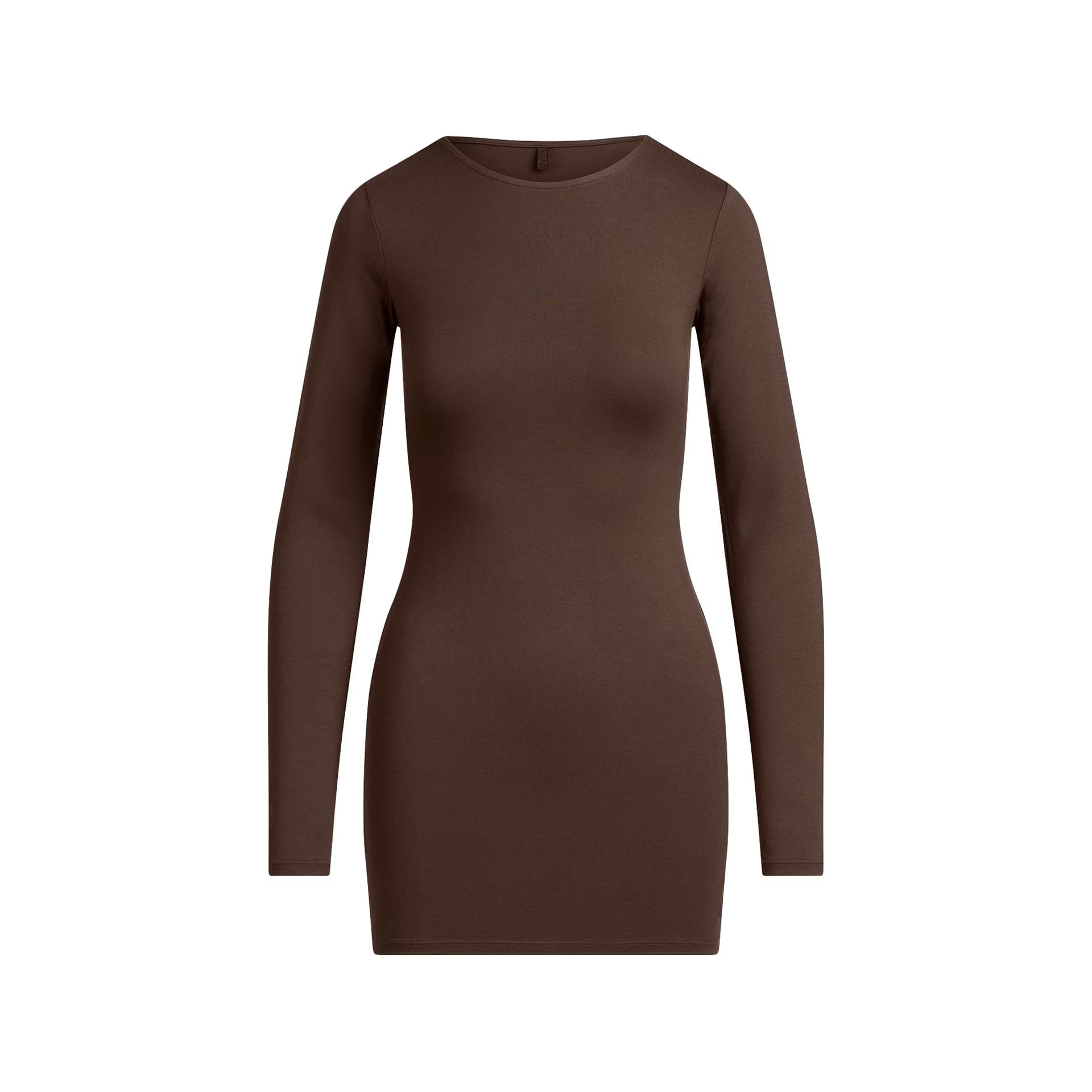Платье skims FW25 Гладкие LAYERS Воротник-кругло Мини-версия Платье с длинными рукавами Женское - изображение 1
