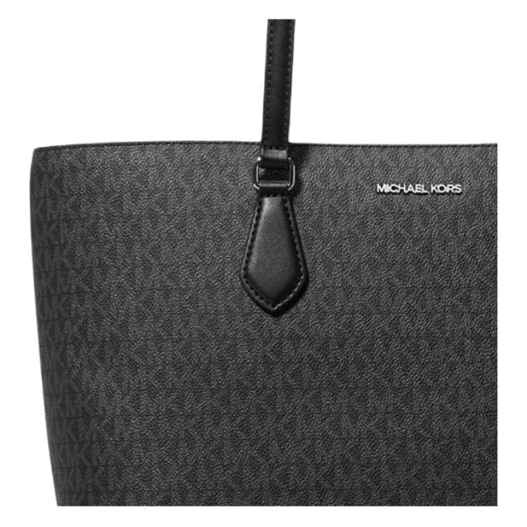 Мини-сумка MICHAEL KORS SHEILA Покрытие Холст Сумка Большая Женская Черная - изображение 5
