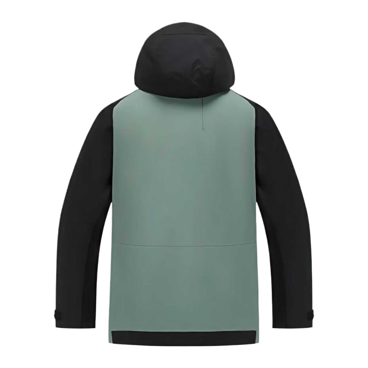 Горнолыжный костюм DECATHLON Светлая оливковая Дымчатый черная мужская лыжная куртка - изображение 2
