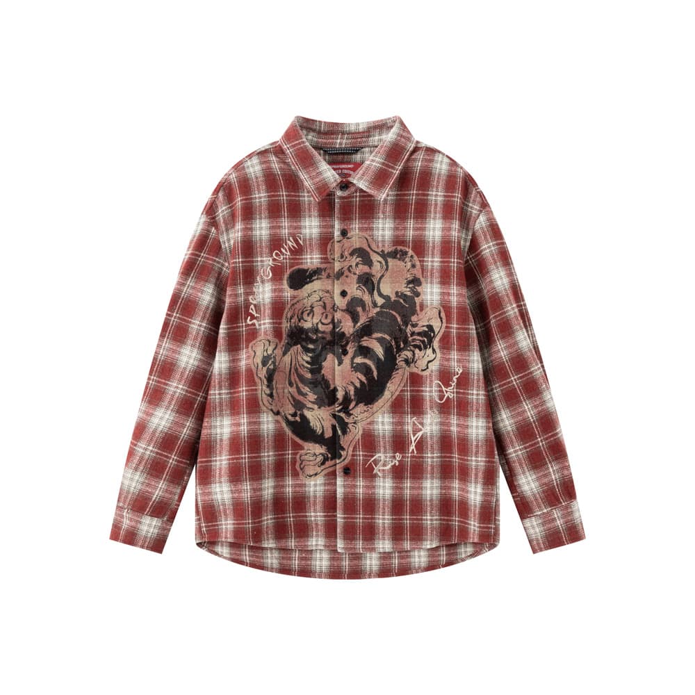 Рубашка SPRAYGROUND x CHONGSHI LIANMINGKUAN Рубашка Унисекс - изображение 1