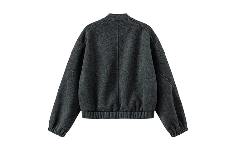CHUU Carbon Gray Женское короткое пальто - изображение 2