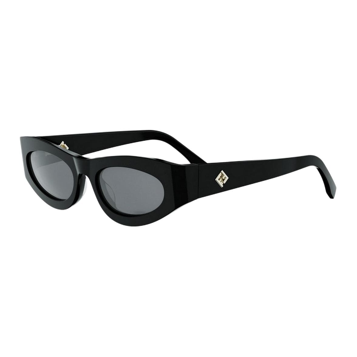 Солнцезащитные очки FENDI Окуляры OVAL из ацетатного волокна Женские Черные - изображение 1