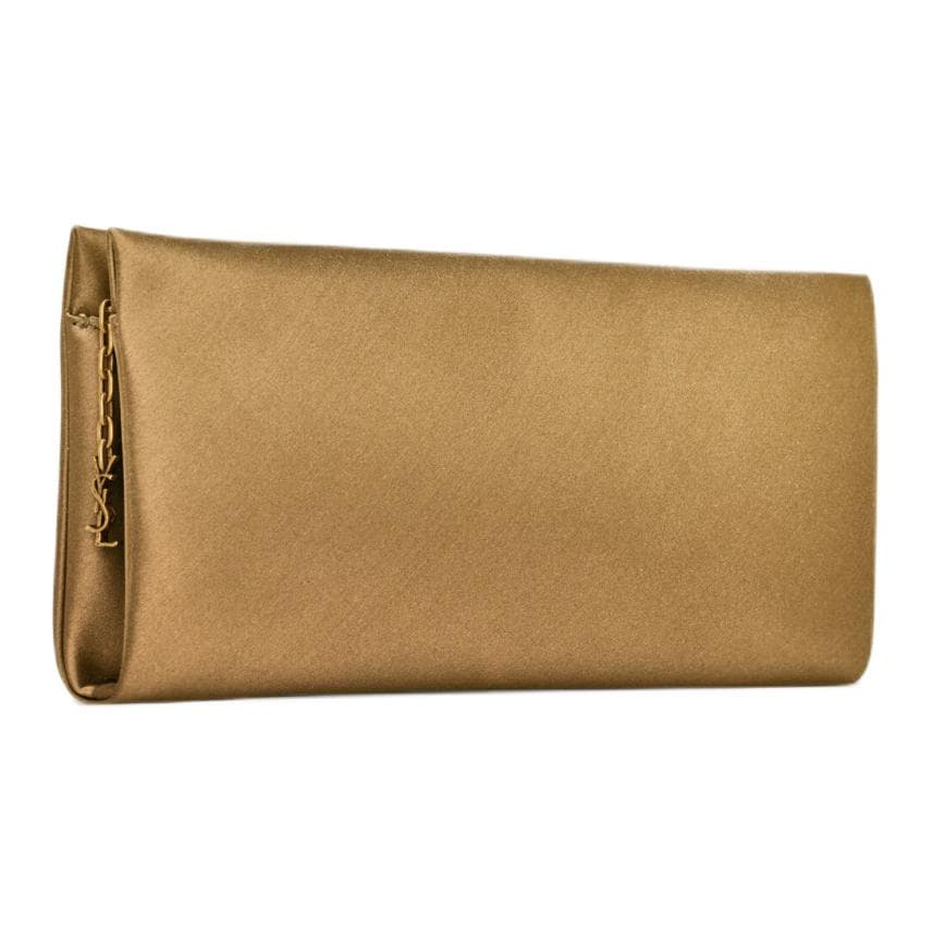 Сумка Saint Laurent Small Fabric Clutch Brown - изображение 2