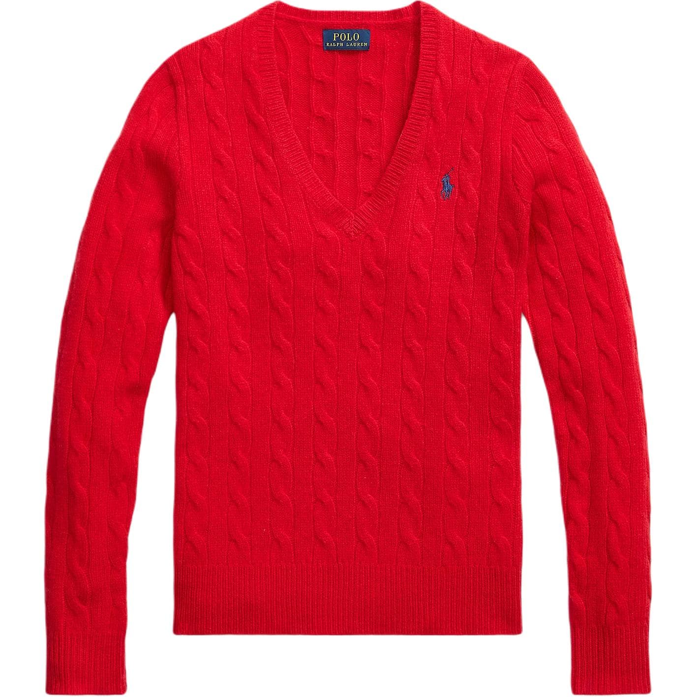 Кардиган Polo Ralph Lauren Свитер Облегающий Женские Осенний Красный - изображение 1