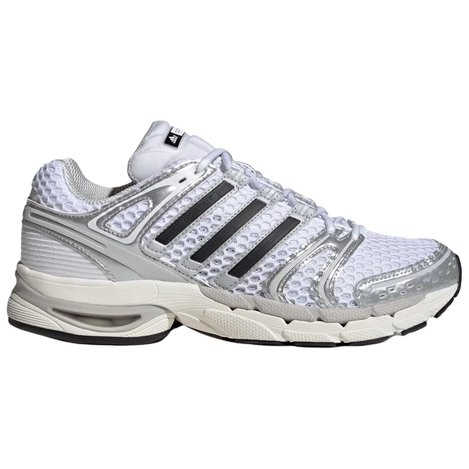 Кроссовки для бега Adidas Adistar Control 5 Low Топ Беговые кроссовки Унисекс Белый серебристый - изображение 2